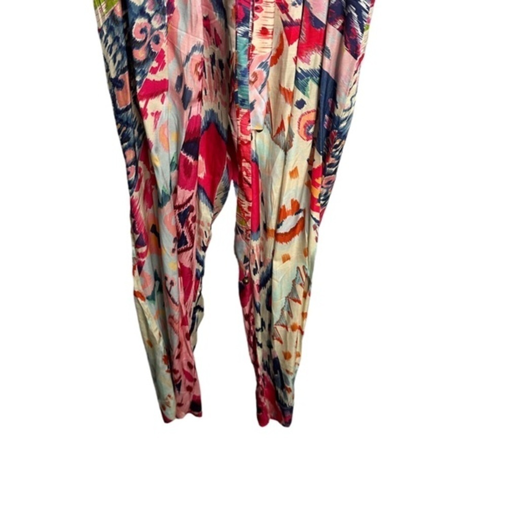 FARM Rio Multicolor Printed Jumpsuit - Pink, Red, Blue, Cream - Picture 5 of 12